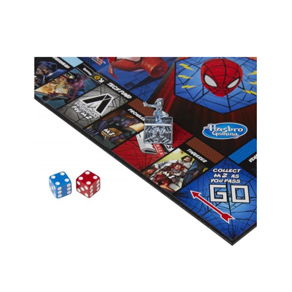 Επιτραπέζιο Παιχνίδι Monopoly Spiderman F3968 Hasbro - 4