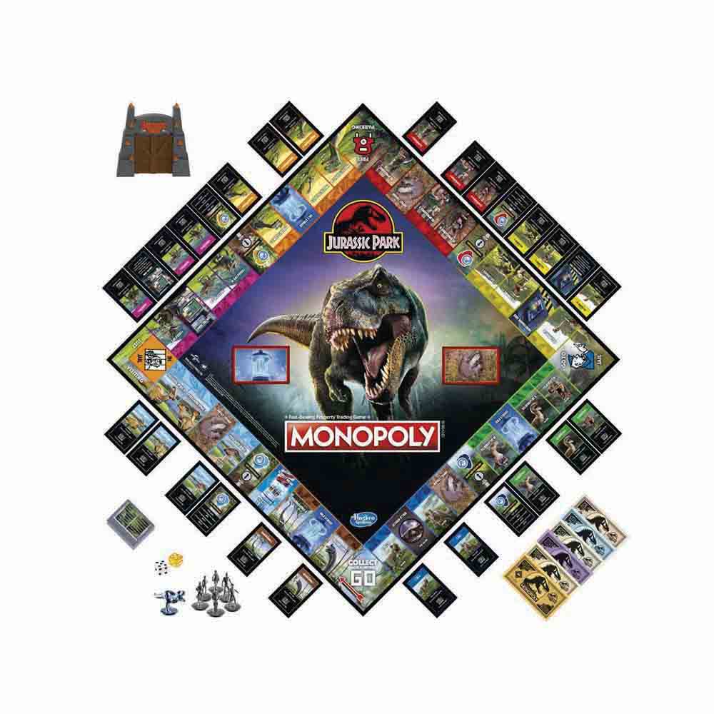 Επιτραπέζιο Παιχνίδι Monopoly: Jurassic Park 8+ Ετών F1662 Hasbro  - 2