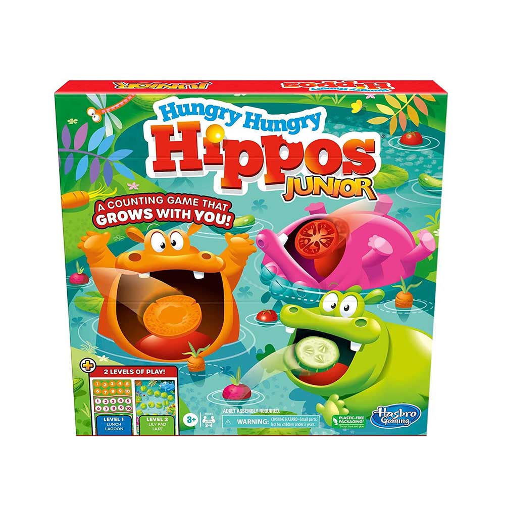 Επιτραπέζιο Παιχνίδι Χαρούμενοι Ιπποποταμούληδες Junior F6645 Hasbro - 67411