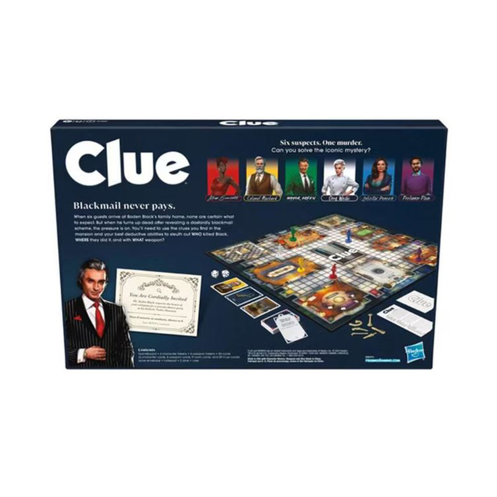 Επιτραπέζιο Παιχνίδι Cluedo The Classic Mystery Game F6420 Hasbro - 4