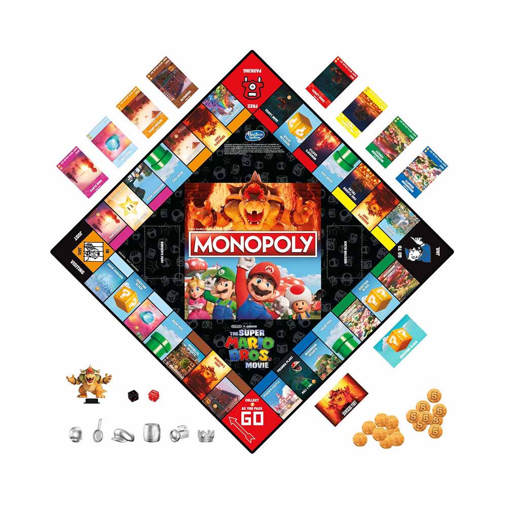 Επιτραπέζιο Παιχνίδι Monopoly Super Mario Bros The Movie F6818 Hasbro - 3