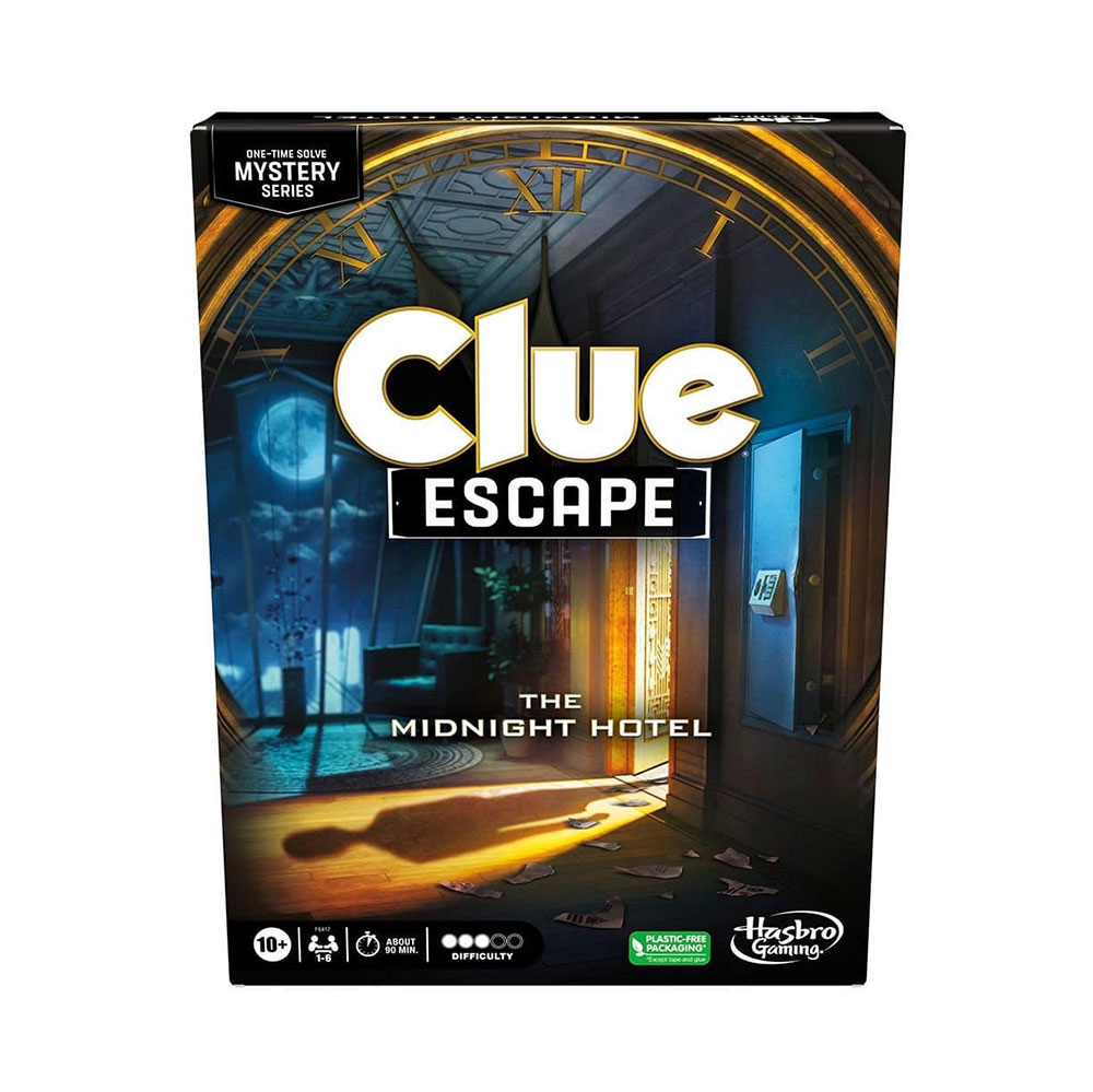 Επιτραπέζιο Παιχνίδι Cluedo Escape - Μυστήριο Στο Ξενοδοχείο Μπλακ F6417 Hasbro - 67372