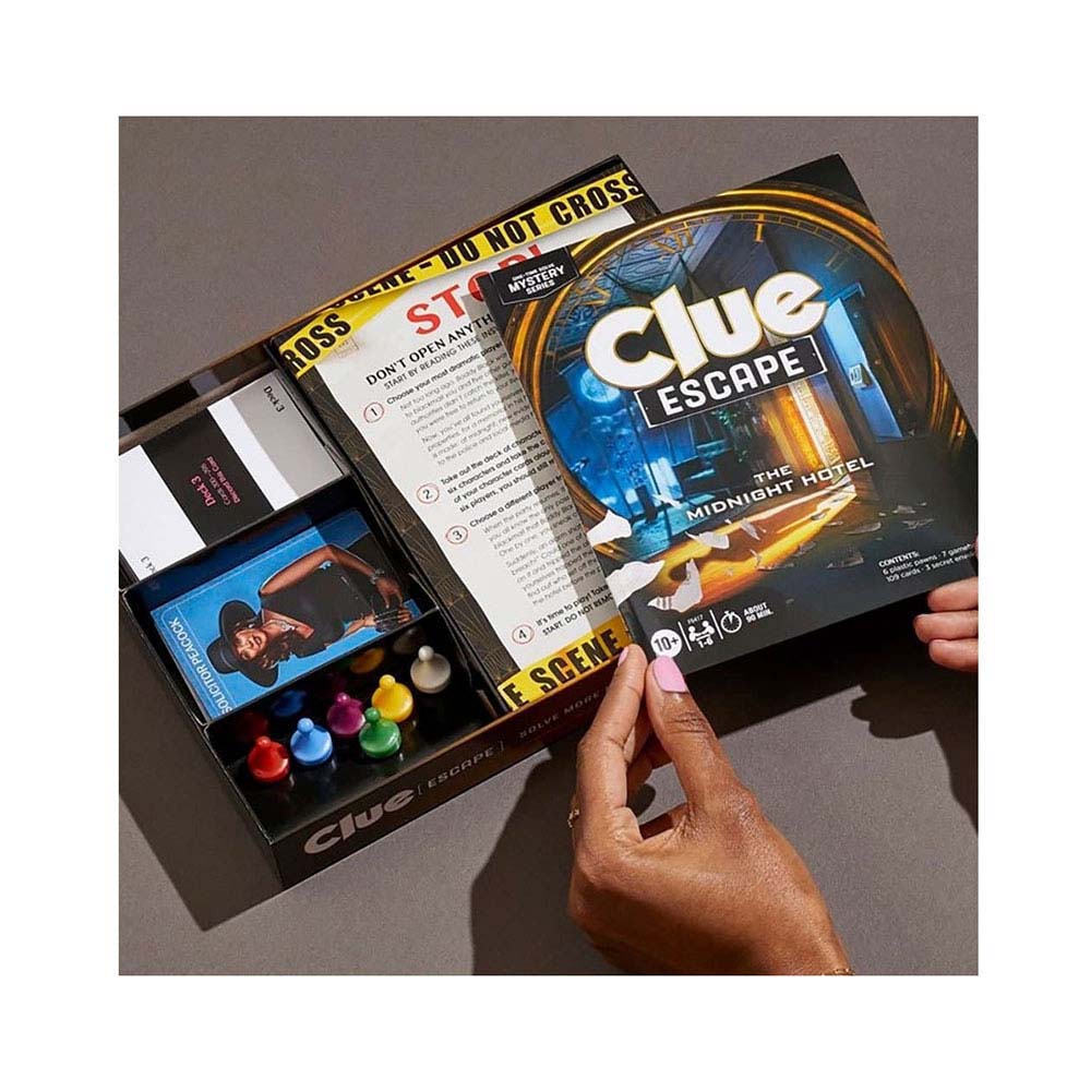 Επιτραπέζιο Παιχνίδι Cluedo Escape - Μυστήριο Στο Ξενοδοχείο Μπλακ F6417 Hasbro - 1