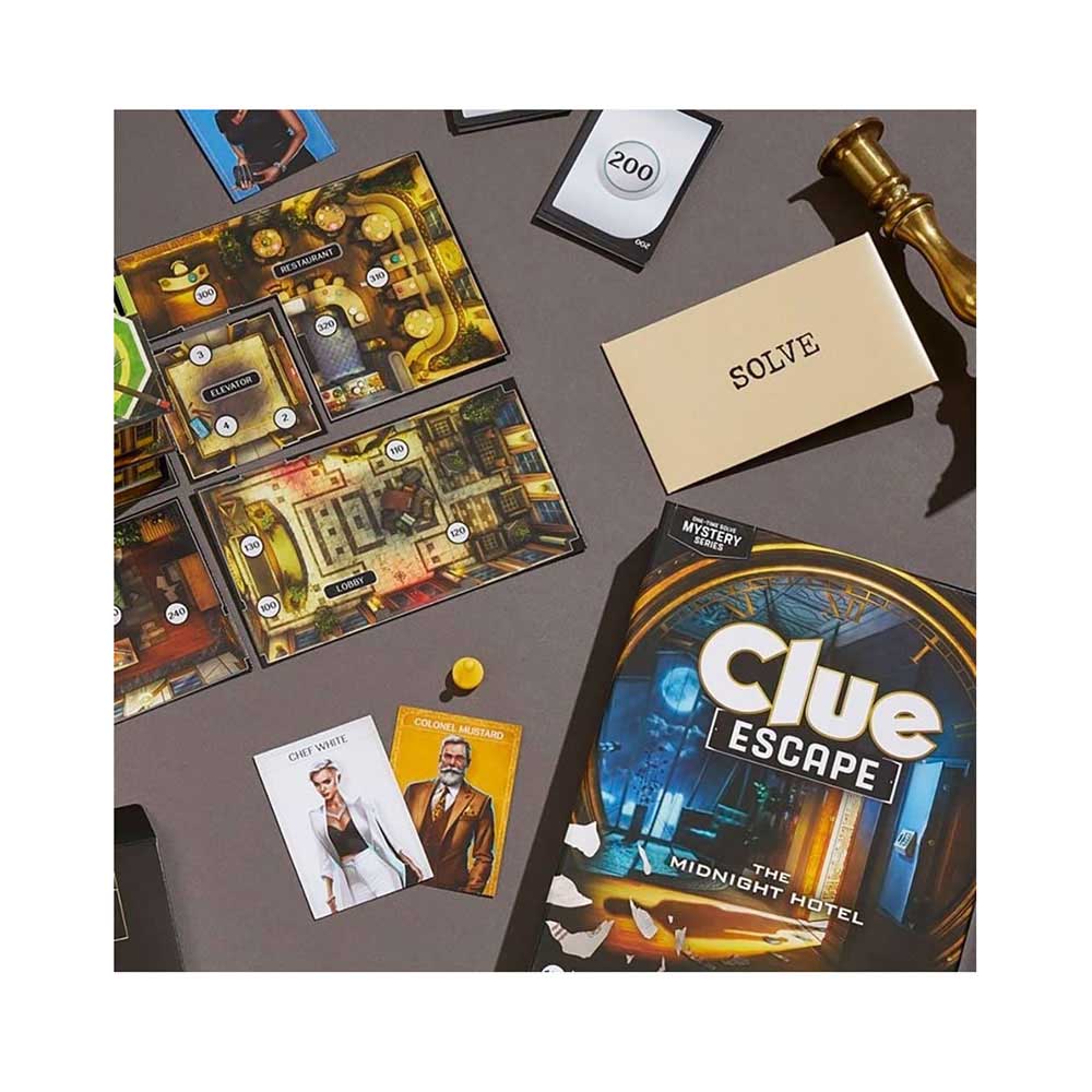 Επιτραπέζιο Παιχνίδι Cluedo Escape - Μυστήριο Στο Ξενοδοχείο Μπλακ F6417 Hasbro - 2