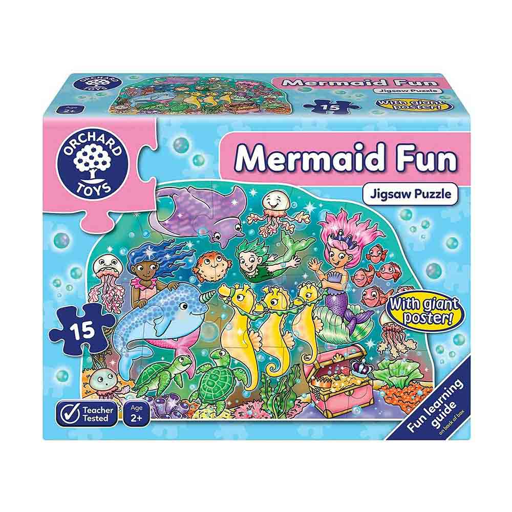 Πάζλ Jigsaw Mermaid Fun 15τμχ ORCH294 Orchard Toys - 88038