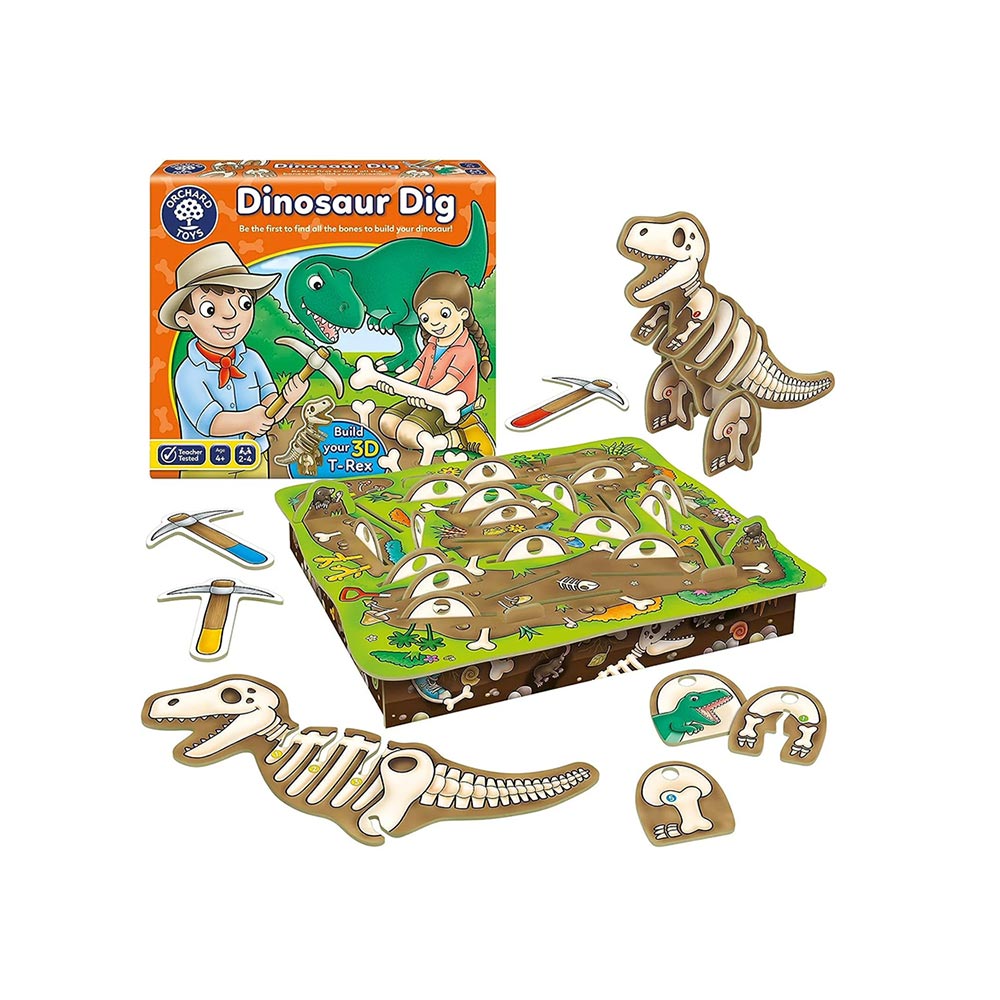 Παιχνίδι Ανασκαφή Δεινοσαύρων - Dinosaur Dig ORCH124 Orchard Toys - 3