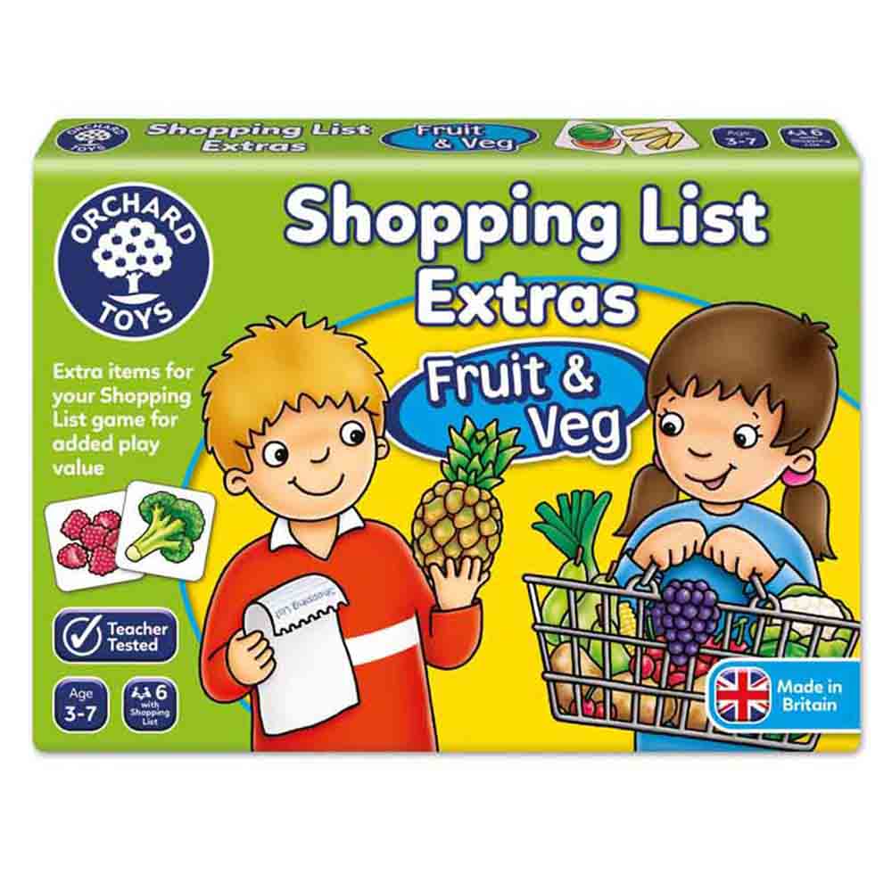 Επιτραπέζιο Παιχνίδι Shopping List Extras Fruit & Veg ORCH090 Orchard Toys - 23445