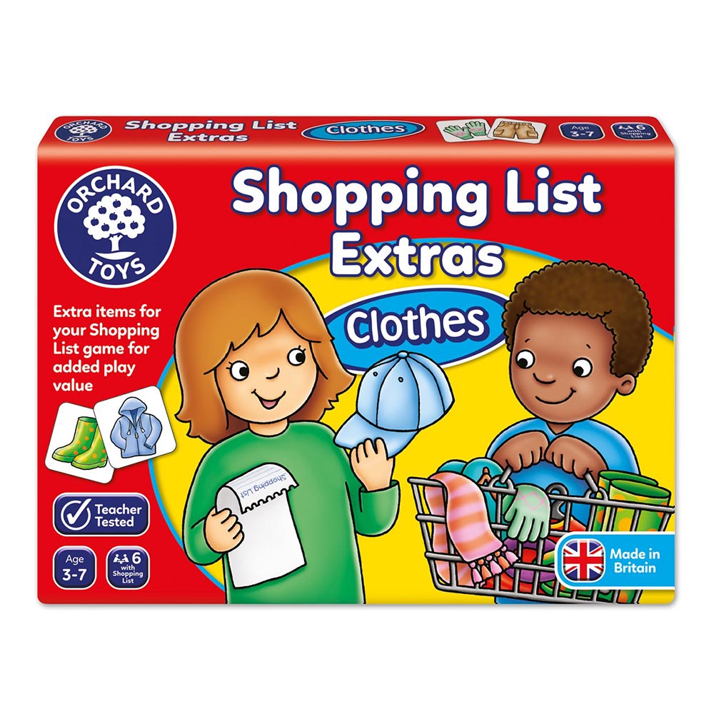 Επιτραπέζιο Παιχνίδι Shopping List Extras Clothes  ORCH091 Orchard Toys - 0
