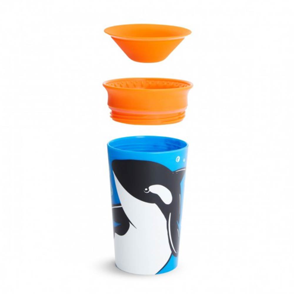 Εκπαιδευτικό Κύπελλο Miracle 360° Sippy Cup Orca 266ml 51778 Munchkin - 1