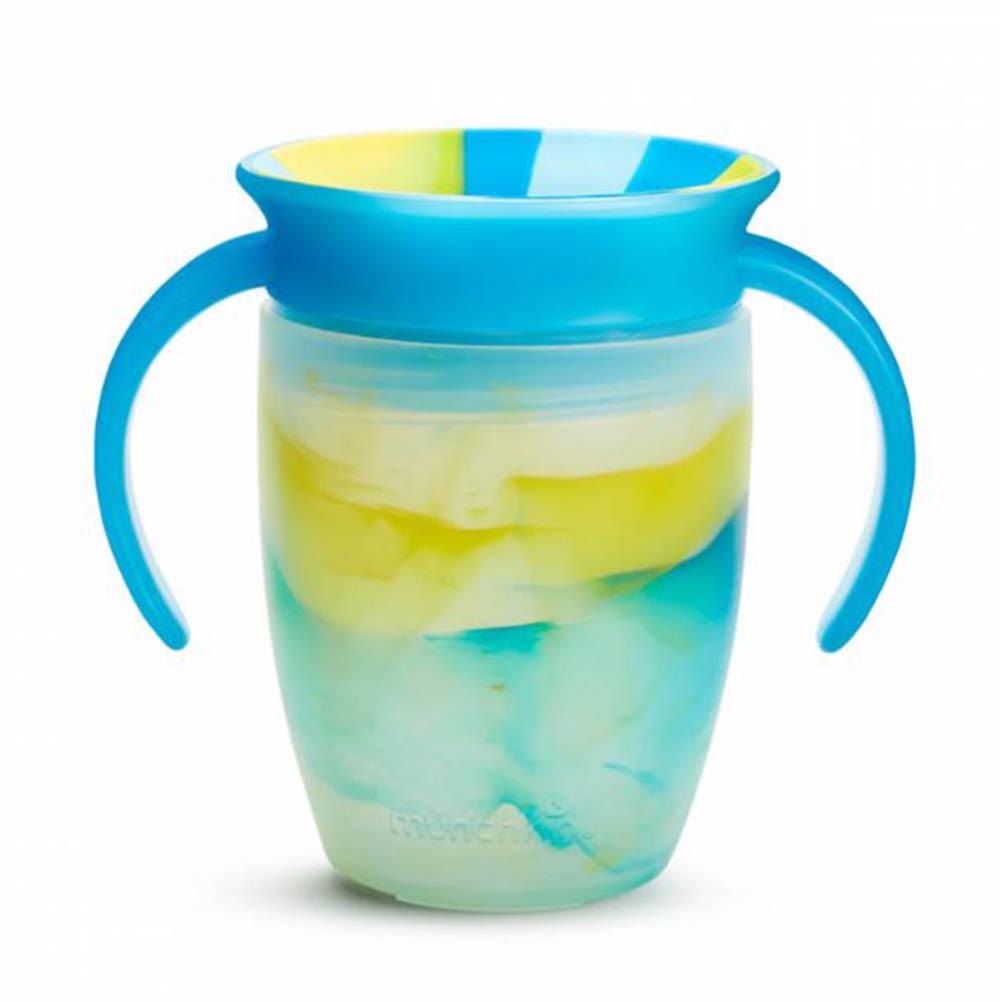 Εκπαιδευτικό Κύπελλο με Λαβές Miracle 360° Trainer Cup Tropical Swirl σε 4 Χρώματα 207ml 90317 Munchkin - 3