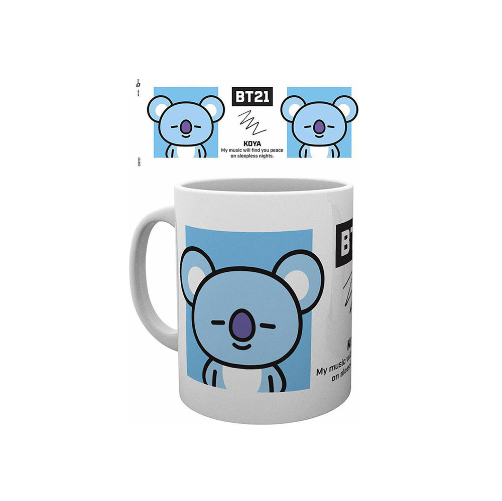 Κούπα Κεραμική BT21 Koya 300ml Λευκή MG3605 Erik - 1