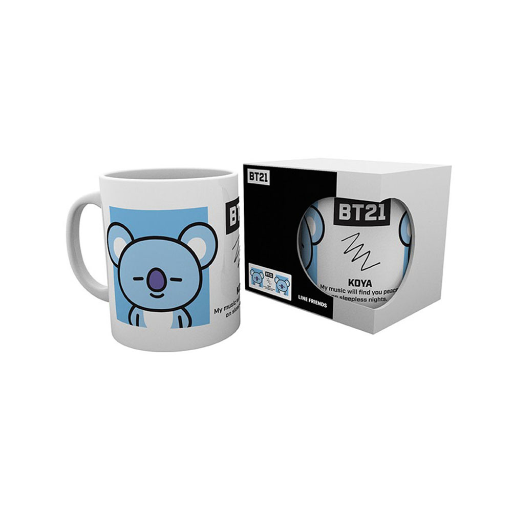 Κούπα Κεραμική BT21 Koya 300ml Λευκή MG3605 Erik - 0