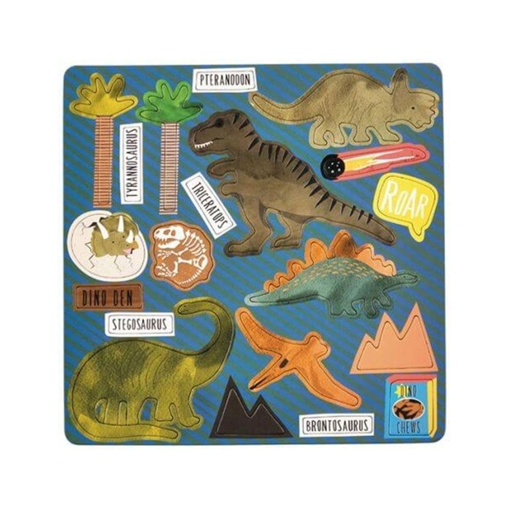 Μαγνητικό Παιχνίδι Κατασκευών Δεινόσαυροι 4 σε 1 40P3564 Floss & Rock - 1