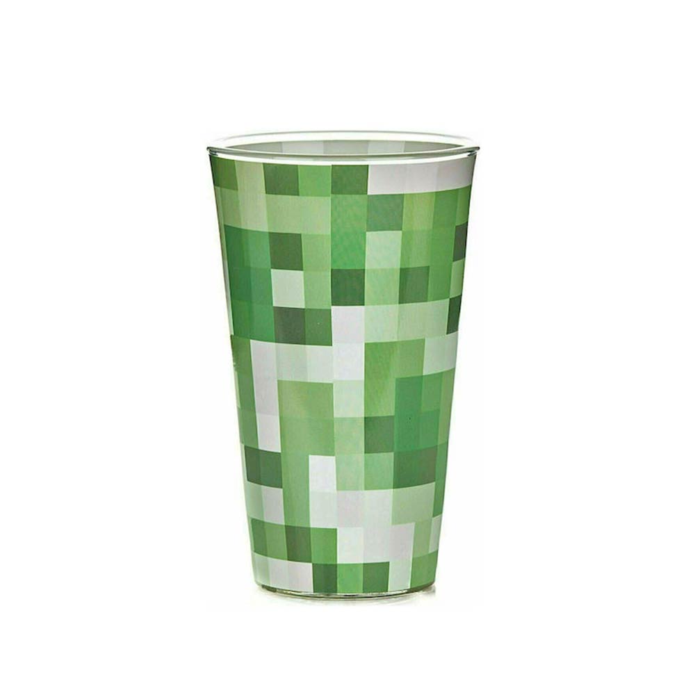 Γυάλινο Ποτήρι Minecraft - Creeper 400ml PP6729MCF Paladone  - 2