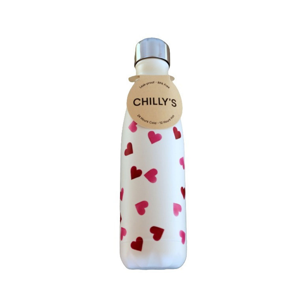 Ανοξείδωτο Μπουκάλι Θερμός Emma Bridgewater Pink Hearts 500ml 200345 Chillys - 2