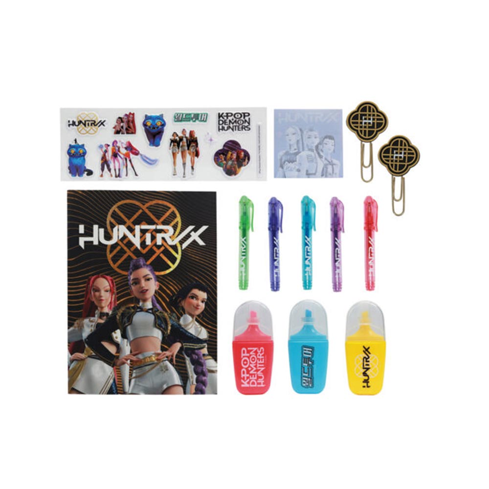 Σετ Γραφικής Ύλης με Πορτοφόλι K-Pop Huntrix Demon Hunters -Golden KD722090 Kids Licensing - 1
