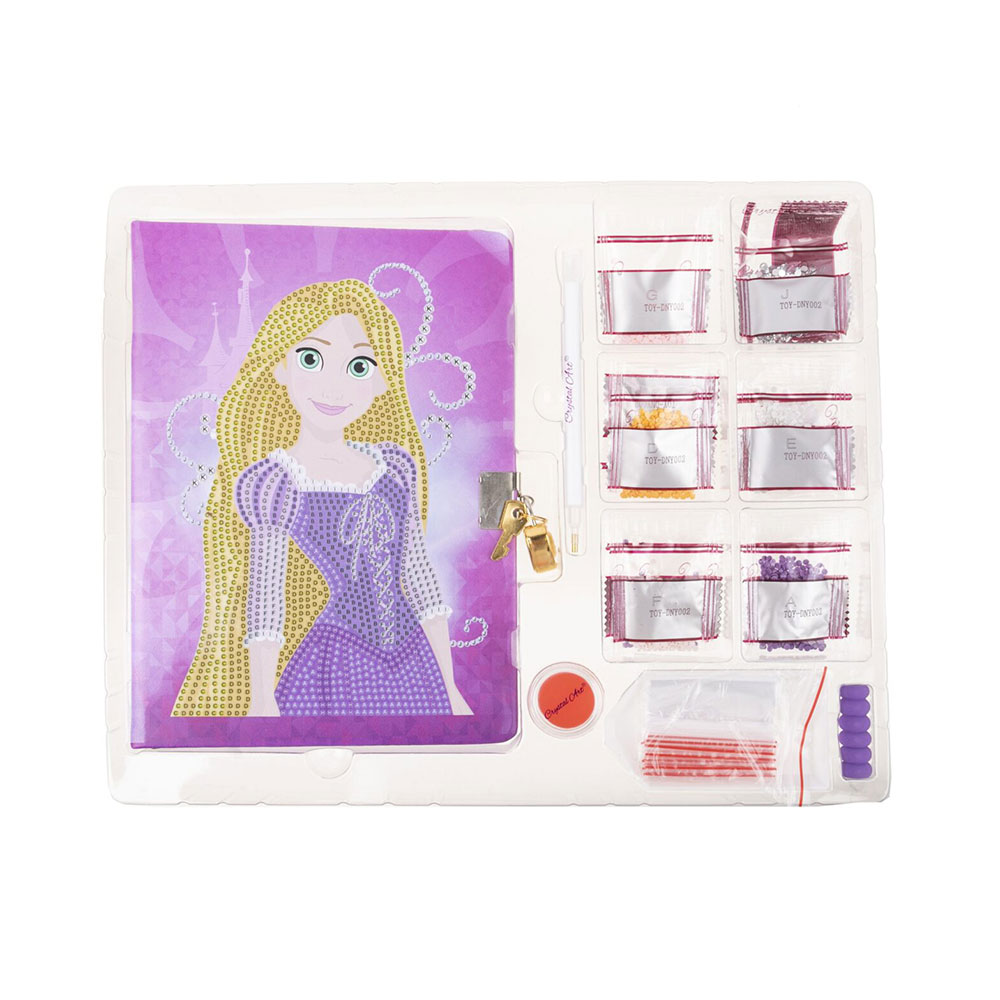 Secret Diary Crystal Art Rapunzel CATOY-DNY002 Craft Buddy - 1