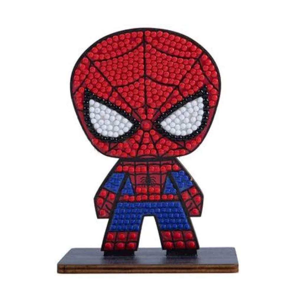 Κατασκευή Φιγούρας Crystal Art Spiderman CAFGR-MCU001 Craft Buddy - 85536