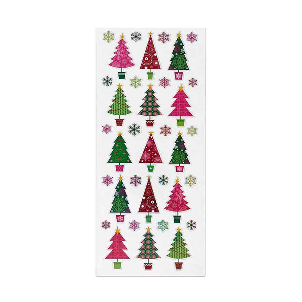 Αυτοκόλλητα Χριστουγεννιάτικα Xmas Trees 31x11 849 i-Total 