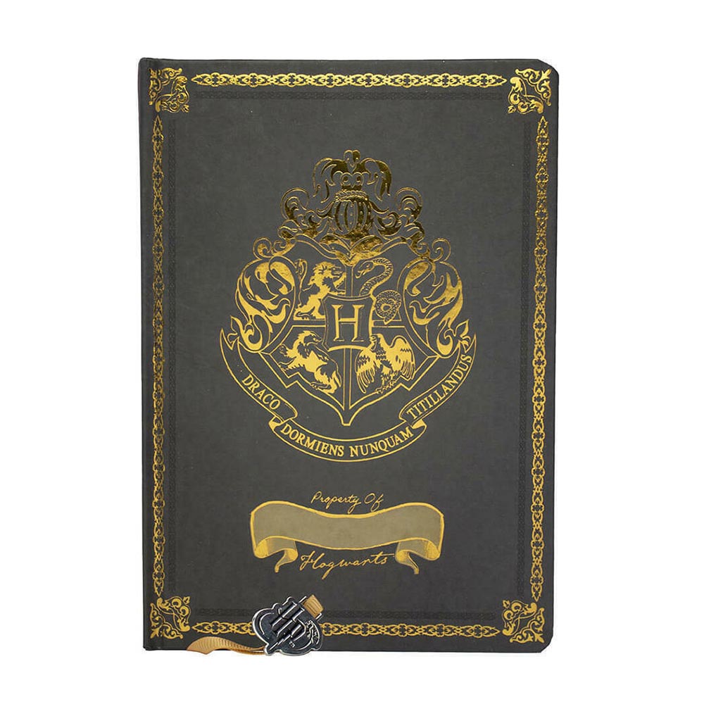 Σημειωματάριο Harry Potter Black Crest Ριγέ A5 SLHP508 Blue Sky  - 22117