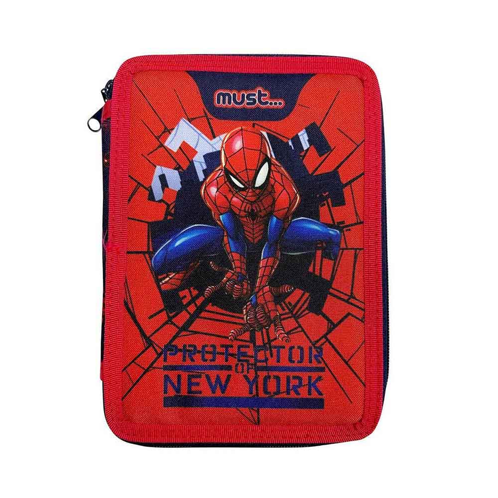 Κασετίνα Διπλή Γεμάτη Marvel Spiderman Protector Of New York 508120 Must - 0