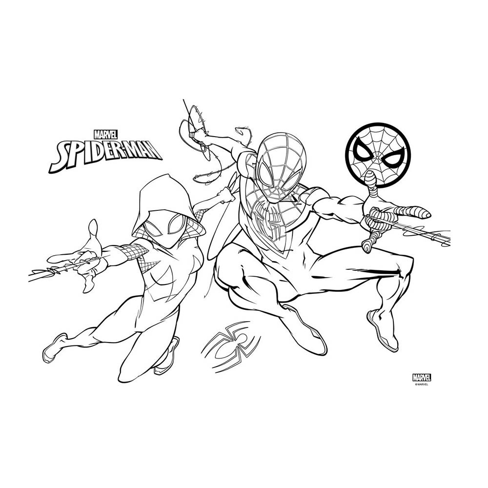 Μπλοκ Ζωγραφικής Marvel Spiderman 40Φ 508140 Diakakis - 4