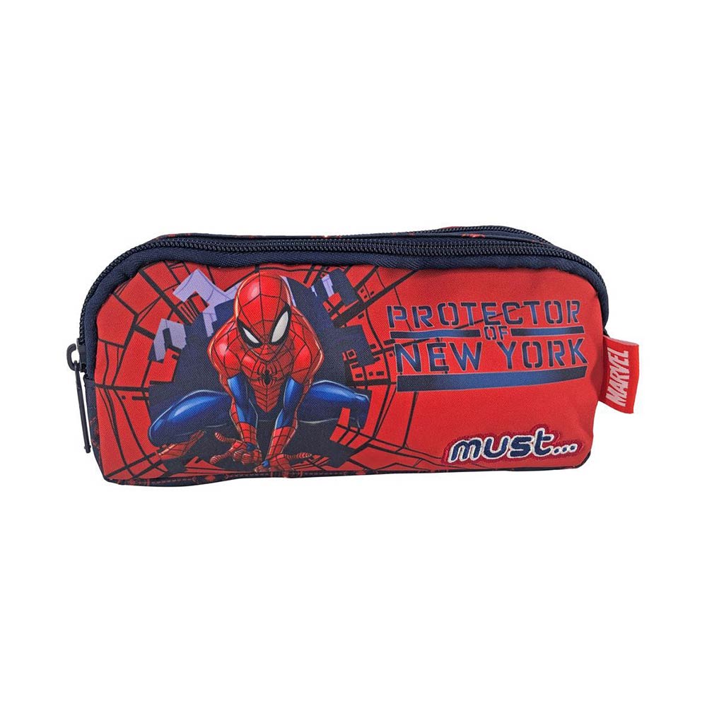 Κασετίνα Βαρελάκι με 2 Θήκες Marvel Spiderman Protector Of New York 508153 Must - 56183