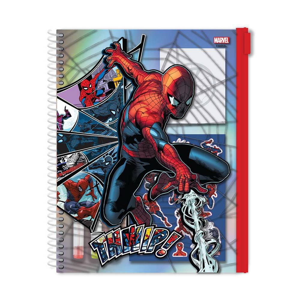 Σχολικό Σετ Με Σημειωματάριο Α5 Marvel Spiderman 7 τεμ. 508268 Diakakis - 57039
