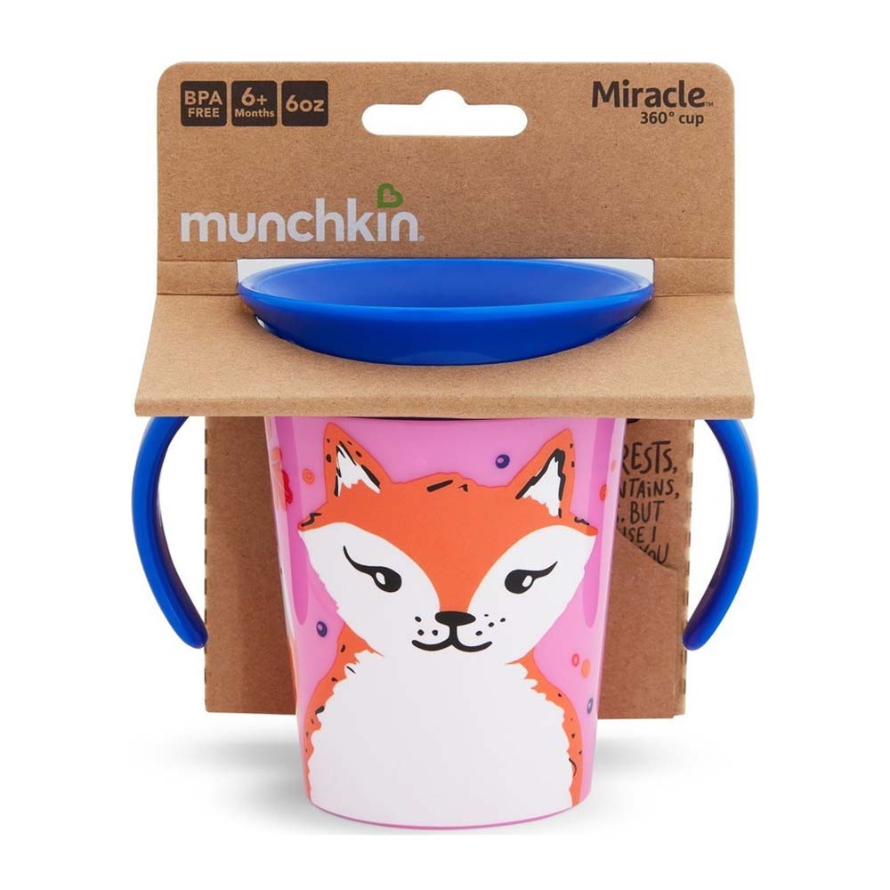 Εκπαιδευτικό Κύπελλο Miracle 360° Trainer Cup Fox 177ml Munchkin - 3