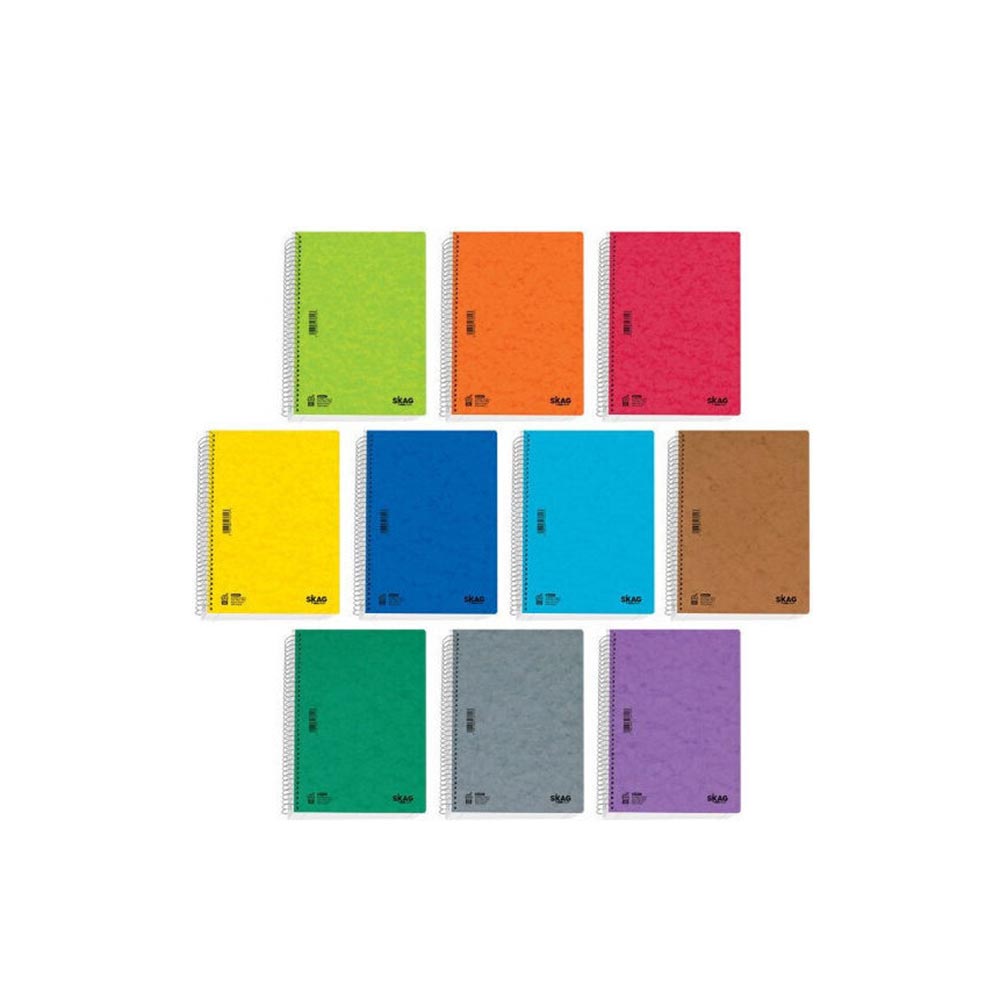 Τετράδιο Σπιράλ Basic Α4 2Θ 60Φ (Διάφορα Σχέδια) 276108 Skag - 102370