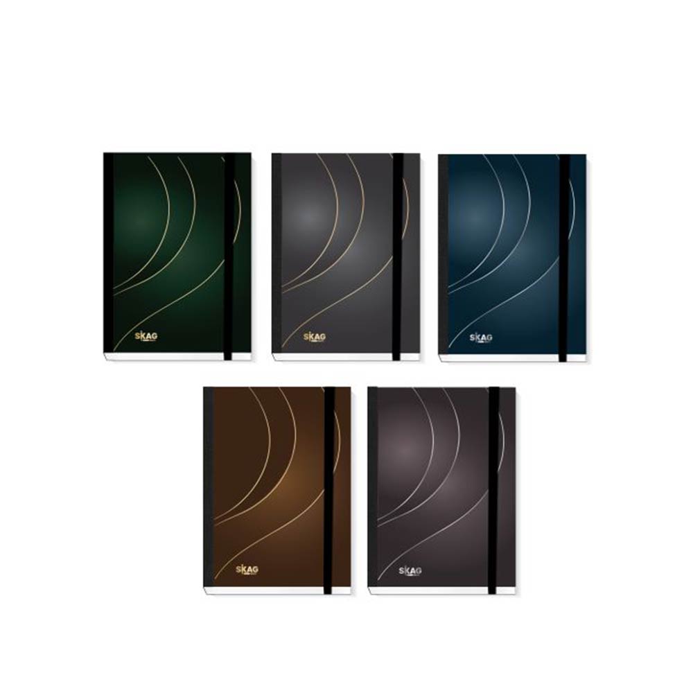 Ακαδημαϊκό Ημερολόγιο Flexbook Με Λάστιχο Gold & Silver 14x21 312288 Skag - 121542
