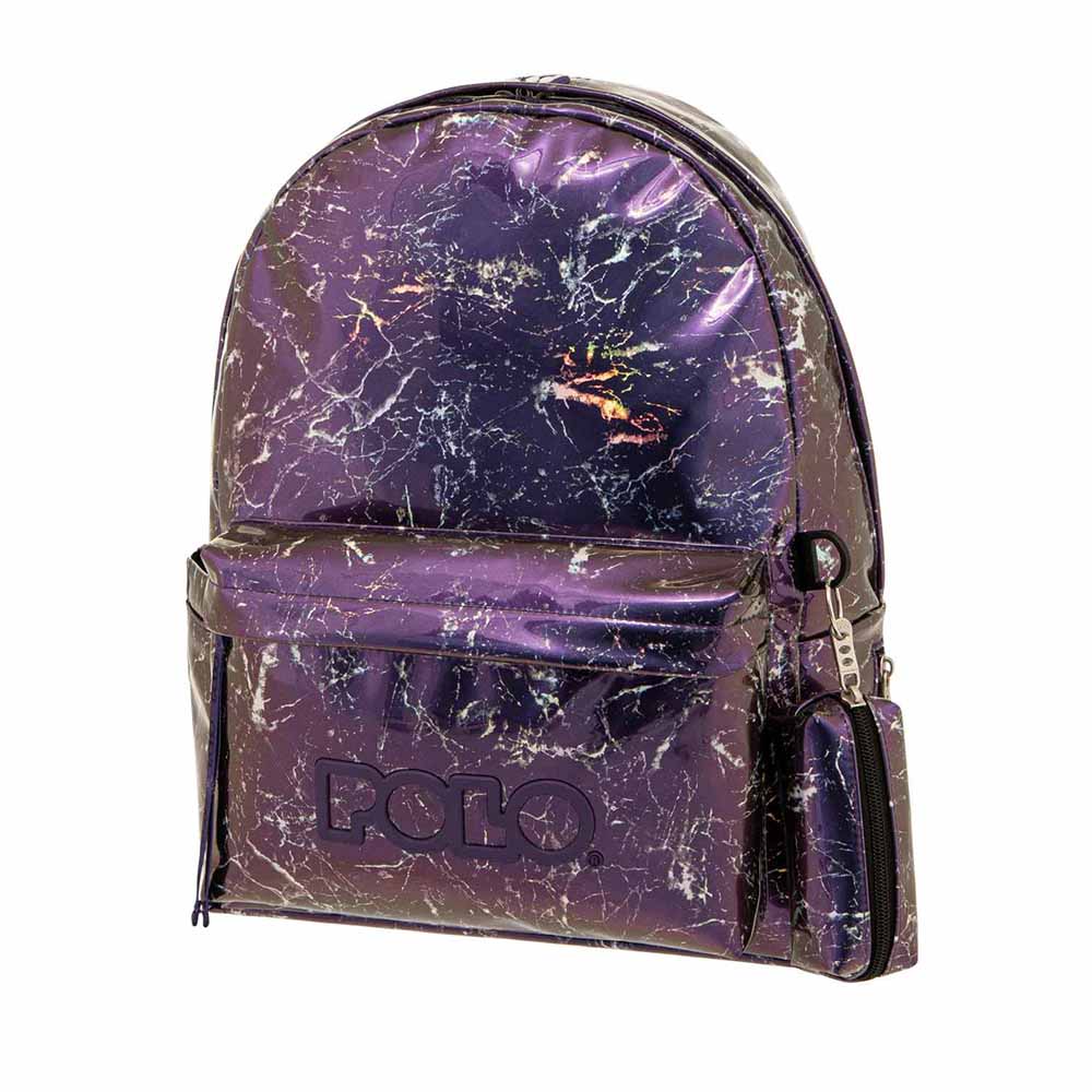 Τσάντα Πλάτης Purple Marble (2023) 9-01-133-8215 Polo με ΕΓΓΥΗΣΗ - 54442