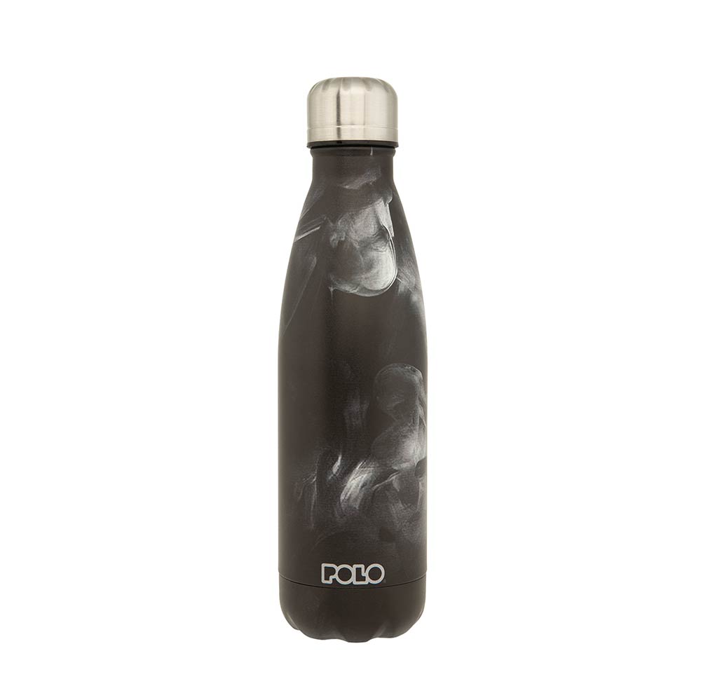 Ανοξείδωτο Μπουκάλι Θερμός Craft Μαύρο/Γκρι 500ml 9-49-004-8258 Polo