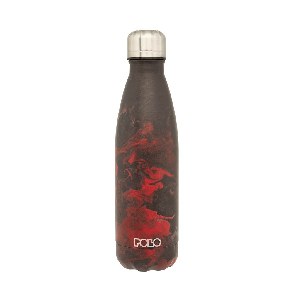 Ανοξείδωτο Μπουκάλι Θερμός Craft Μαύρο/Κόκκινο 500ml 9-49-004-8259 Polo