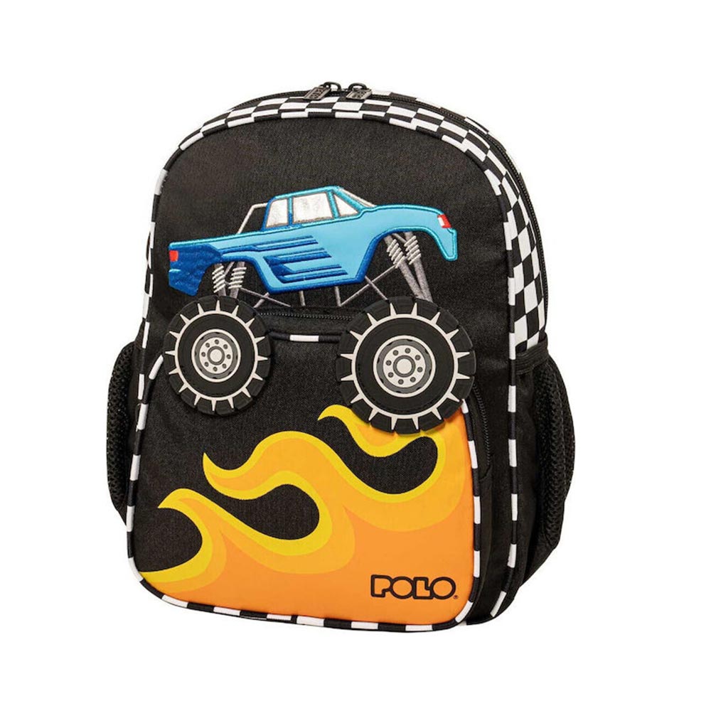 Τσάντα Πλάτης Νηπίου Junior Bibi Monster Truck (2025) 9-07-078-8351 Polo με ΕΓΓΥΗΣΗ - 102778