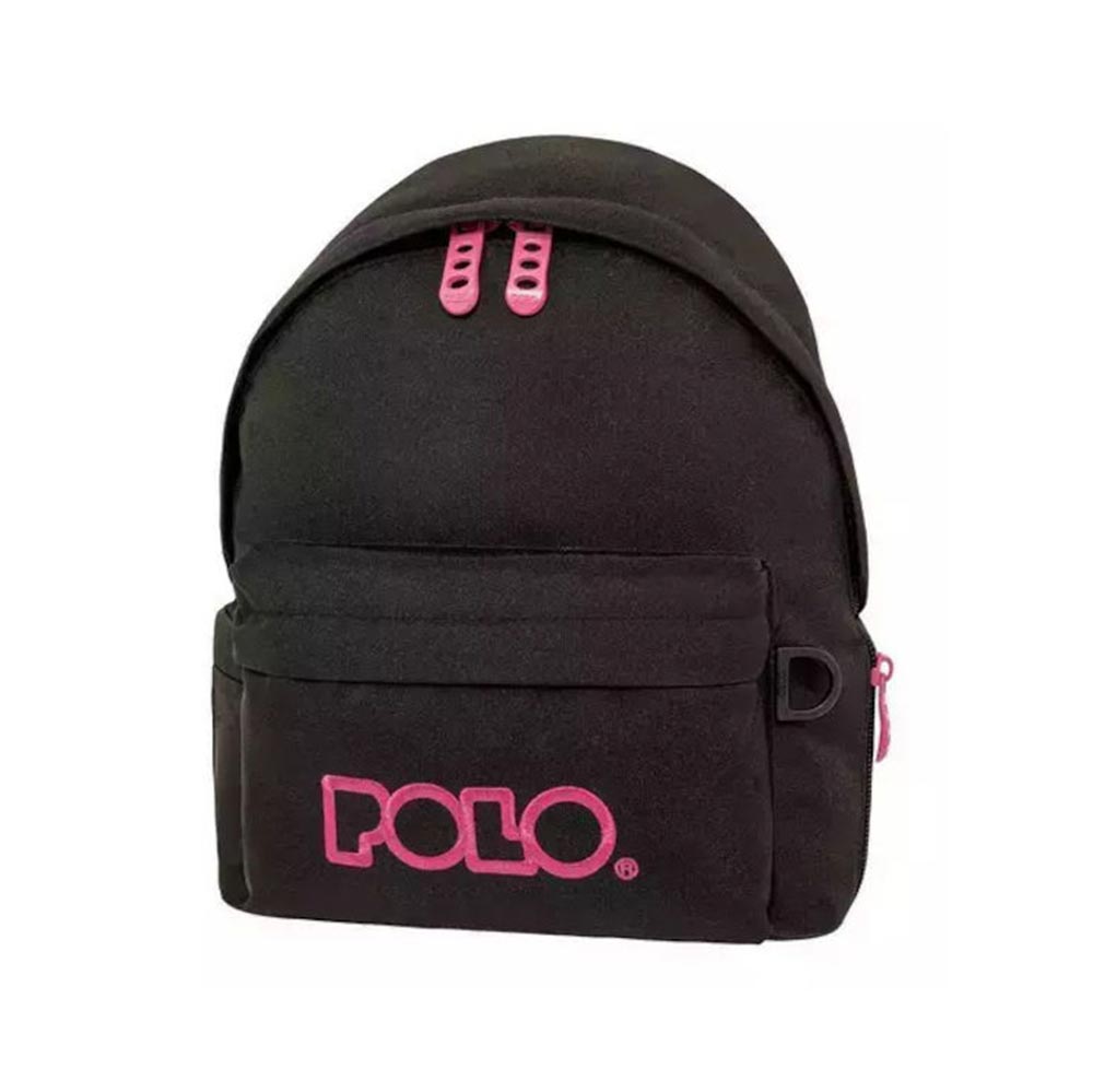 Τσάντα Πλάτης Mini Μαύρο/Φούξια 9-01-067-2044 Polo - 100478