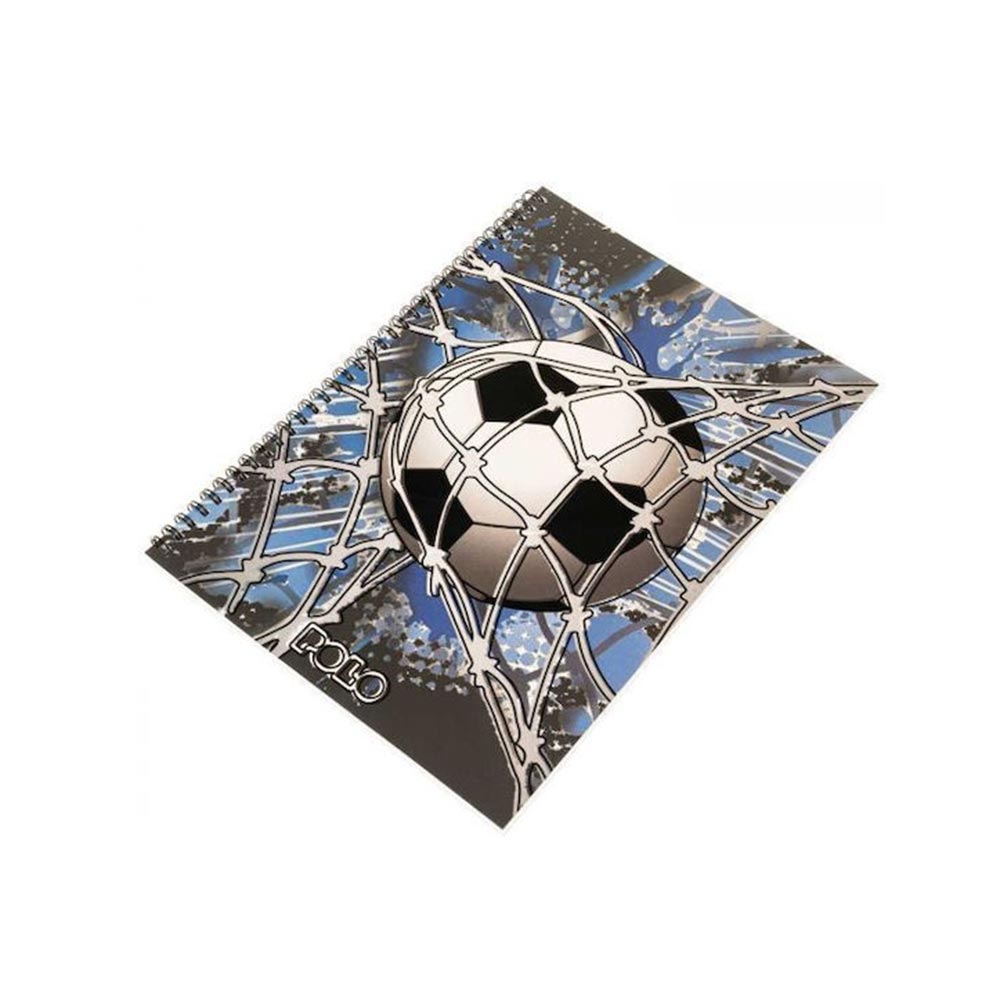Τετράδιο Β5 Σπιράλ 60Φ 2Θ Football 9-19-001 8359 Polo - 97920