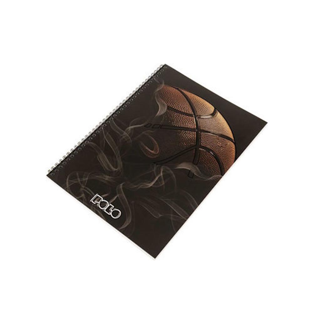 Τετράδιο Β5 Σπιράλ 90Φ 3Θ Basket 9-19-002 8380 Polo - 97928