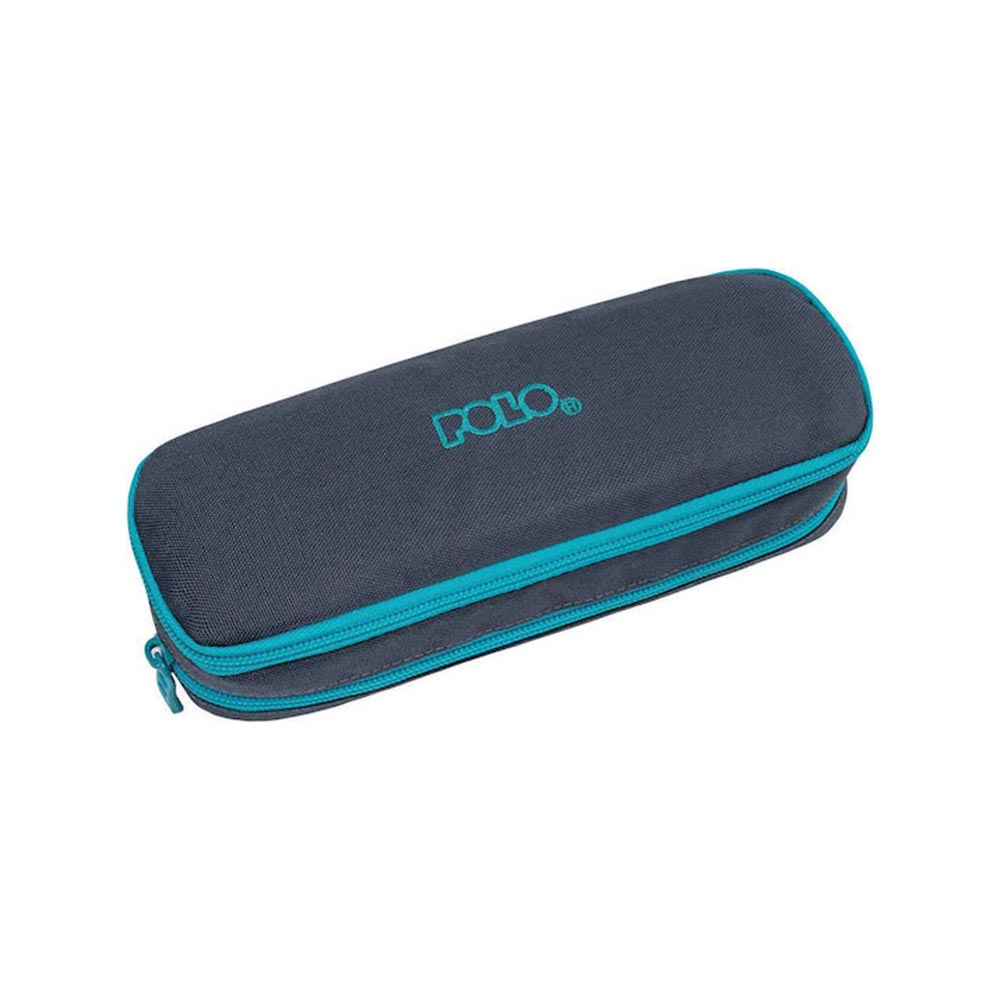 Κασετίνα Duo Box Γκρί/πετρόλ 9-37-004-2258 Polo - 99111
