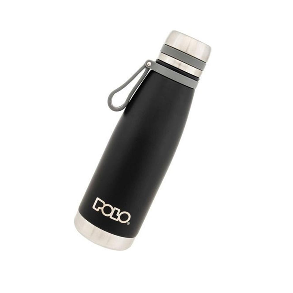 Ανοξείδωτο Μπουκάλι Θερμός Μαύρο 650ml 9-49-009-2000 Polo - 1