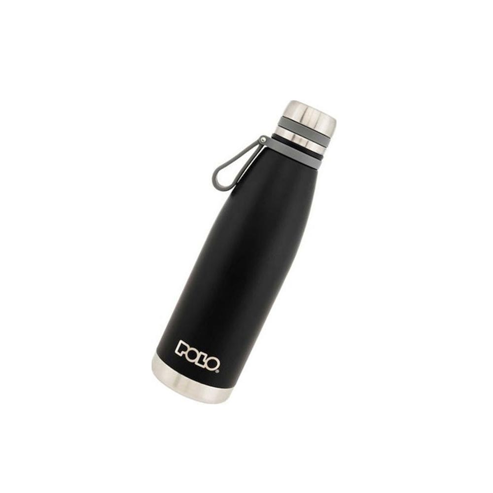Ανοξείδωτο Μπουκάλι Θερμός Μαύρο 1100ml 9-49-019-2000 Polo - 1