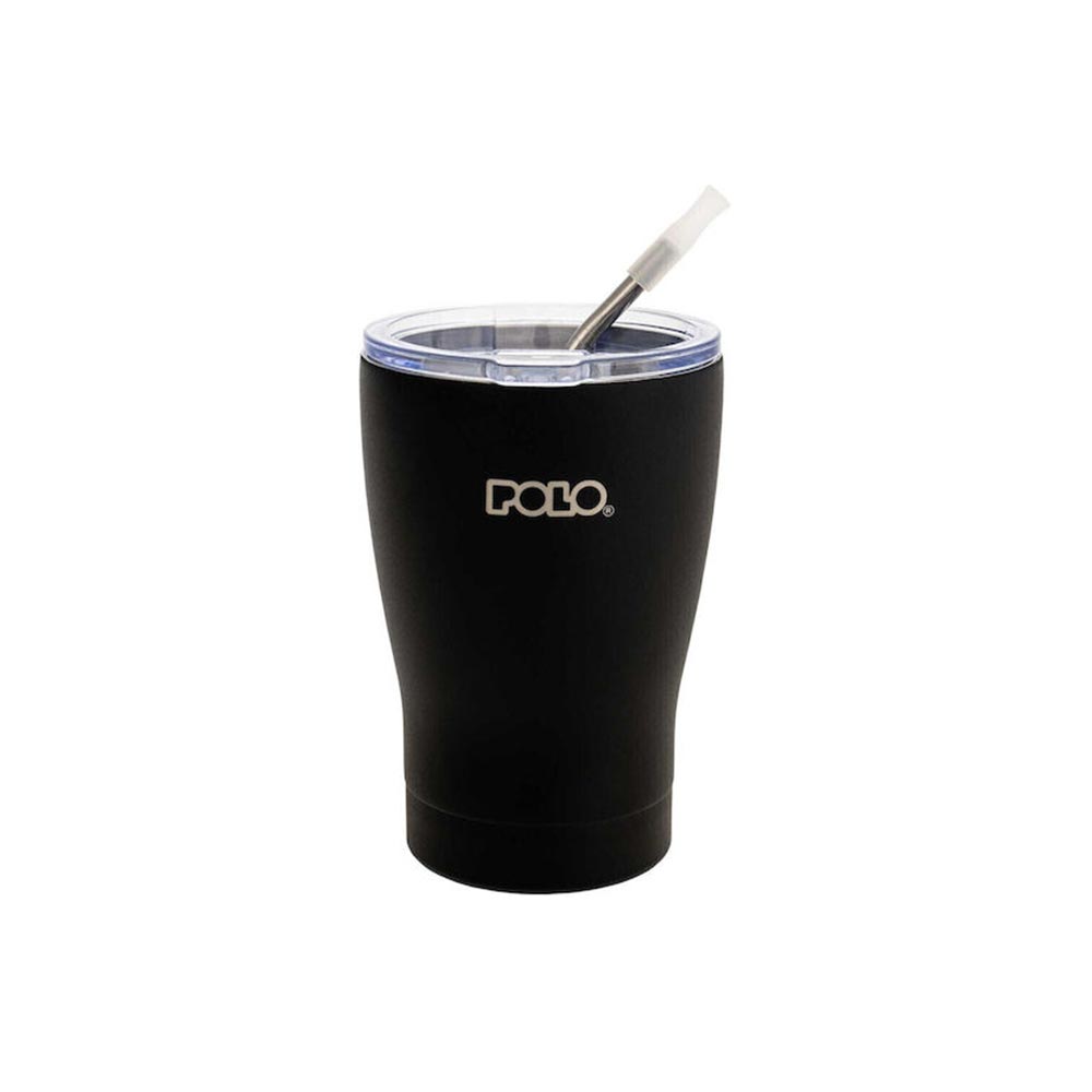 Ποτήρι Θερμός Ανοξείδωτο Coffee Mug Μαύρο 350ml 9-49-024-2000 Polo - 102850