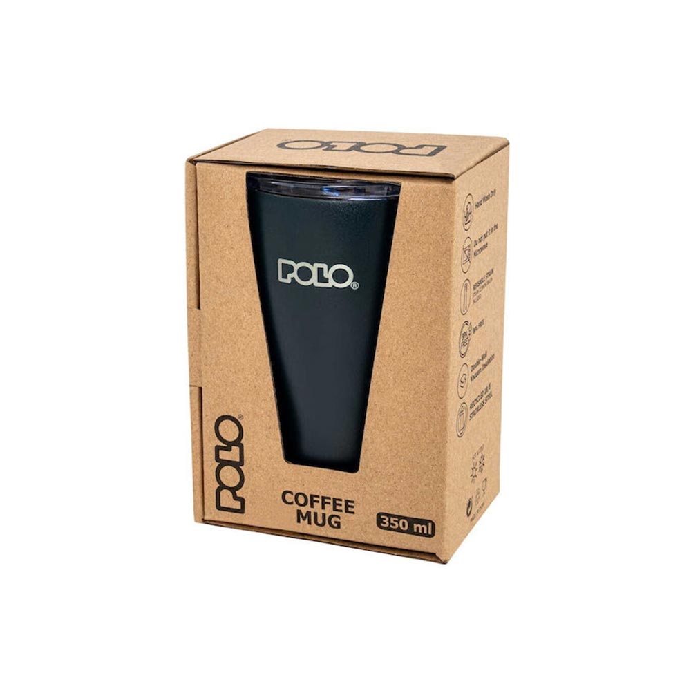 Ποτήρι Θερμός Ανοξείδωτο Coffee Mug Κυπαρισσί 350ml 9-49-024-5400 Polo - 1