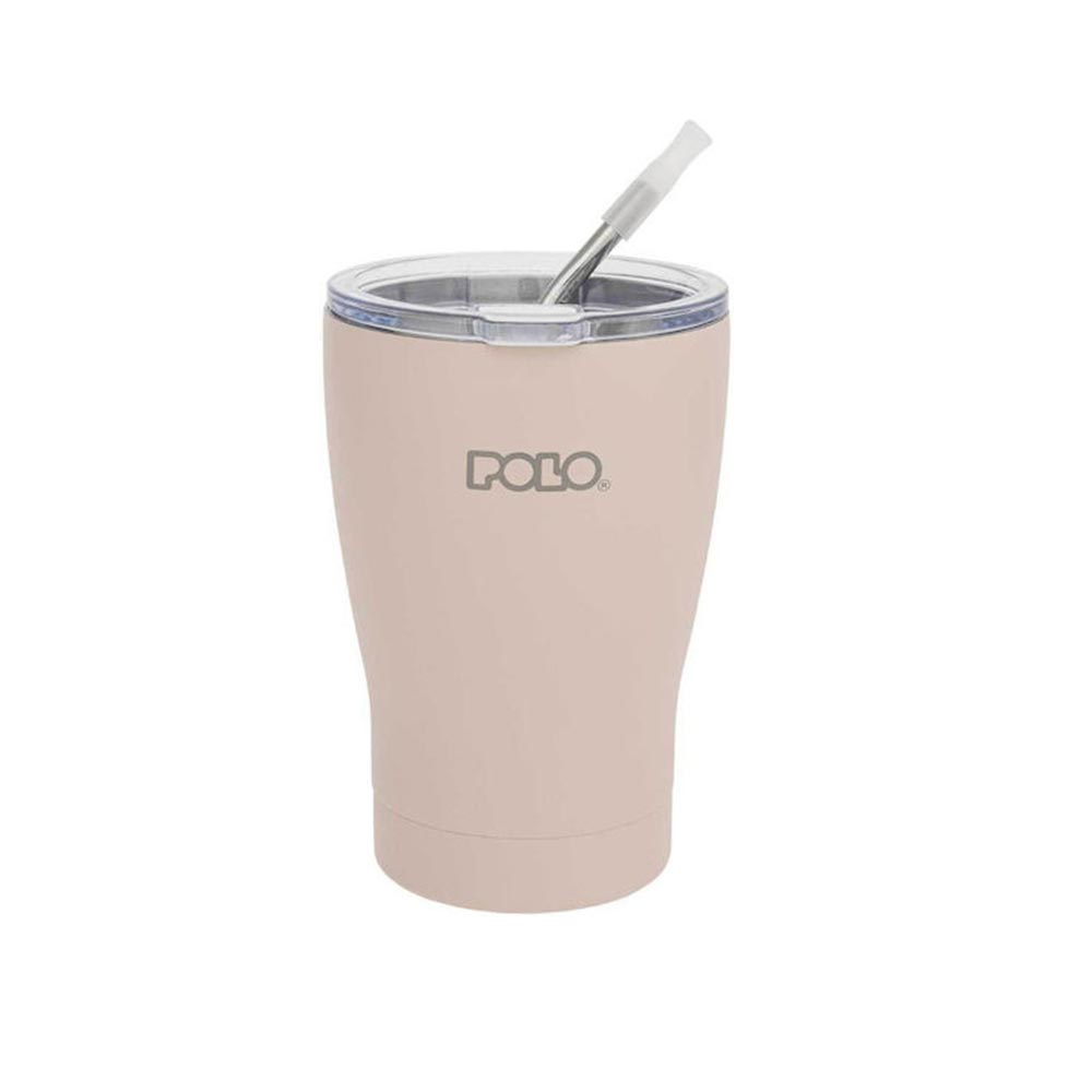 Ποτήρι Θερμός Ανοξείδωτο Coffee Mug Ανοιχτό Ρόζ 350ml 9-49-024-3800 Polo - 102845