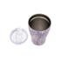 Ποτήρι Θερμός Ανοξείδωτο Coffee Mug Μωβ Floral 350ml 9-49-024-8409 Polo - 3