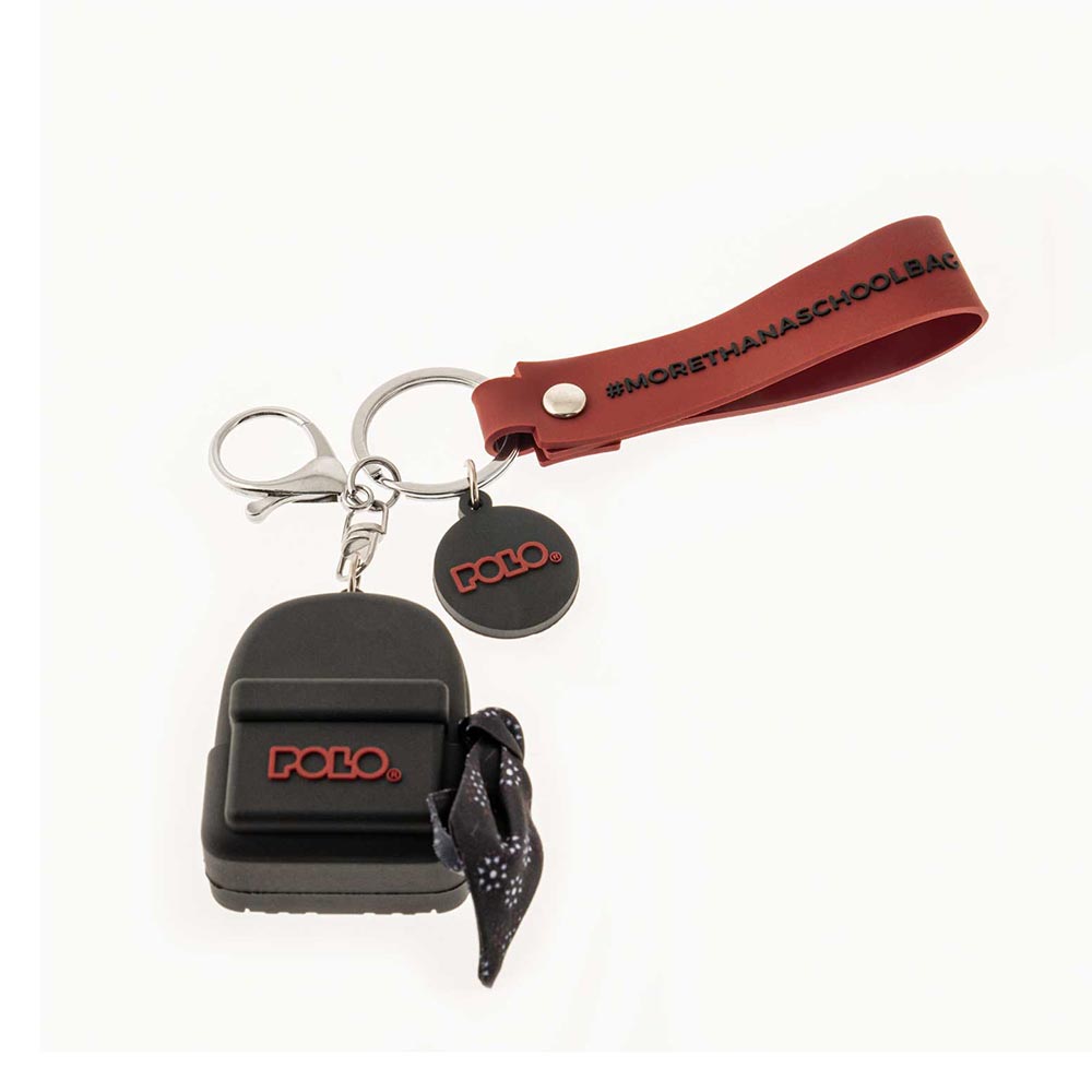 Μπρελόκ Original Bag Μαύρο/Κόκκινο 9-27-005-2033 Polo - 102830