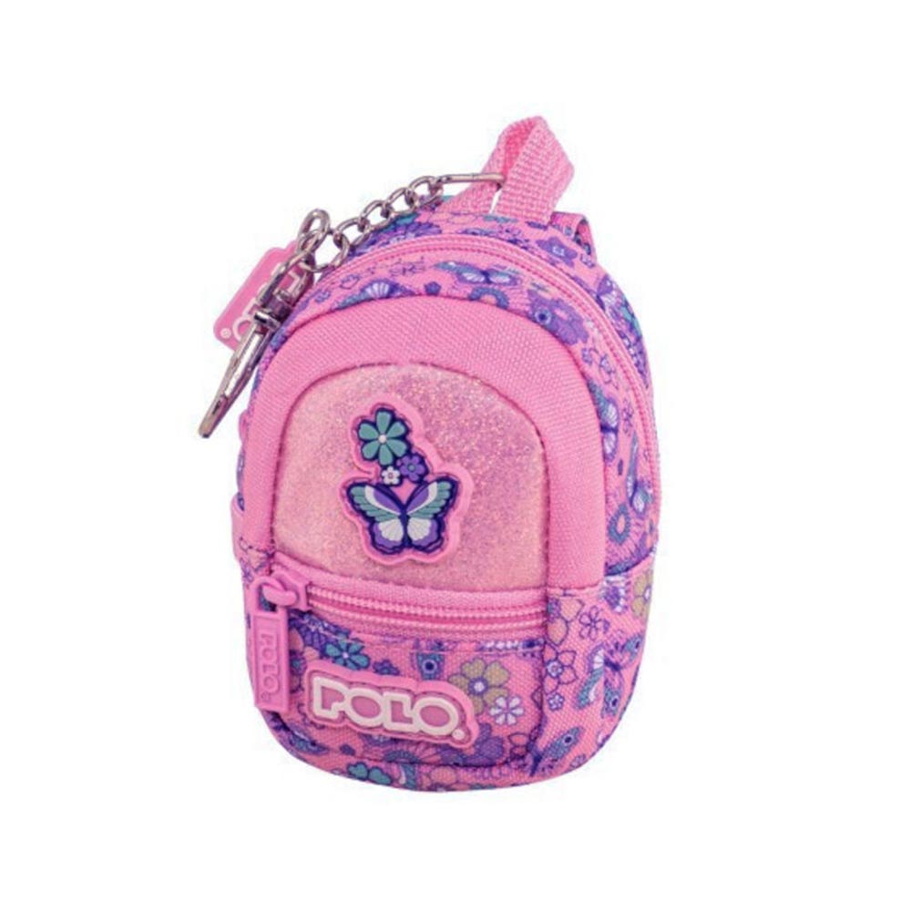 Μπρελόκ Clip & Zip Μινι Σακίδιο Butterfly 9-27-006-8462 Polo - 117384