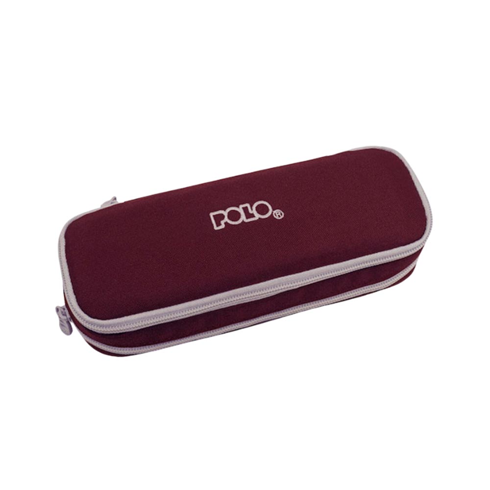 Κασετίνα Duo Box Μπορντό/Γκρι 9-37-004-3324 POLO - 117374
