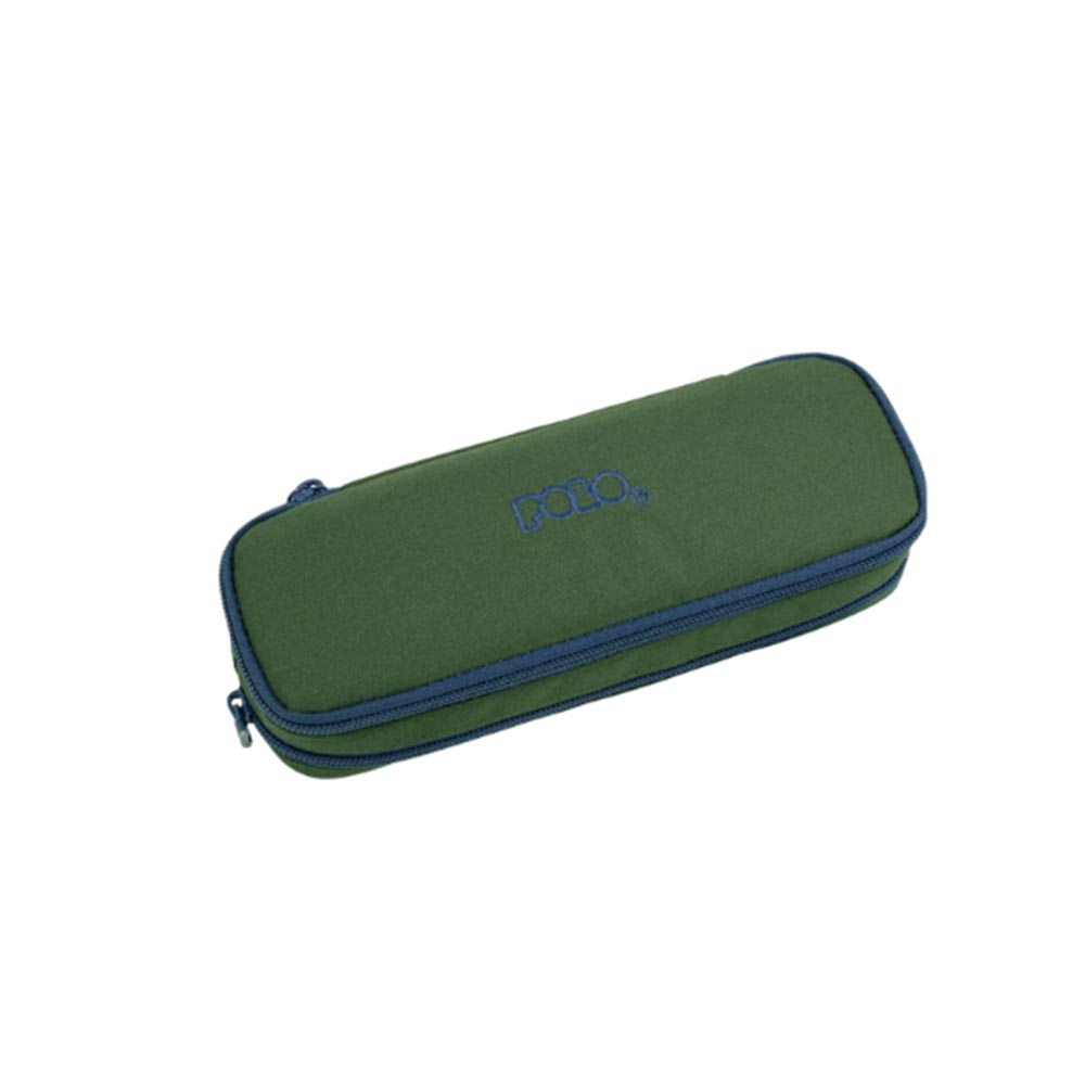 Κασετίνα Duo Box Χακί/Μπλε 9-37-004-6558 POLO - 117372