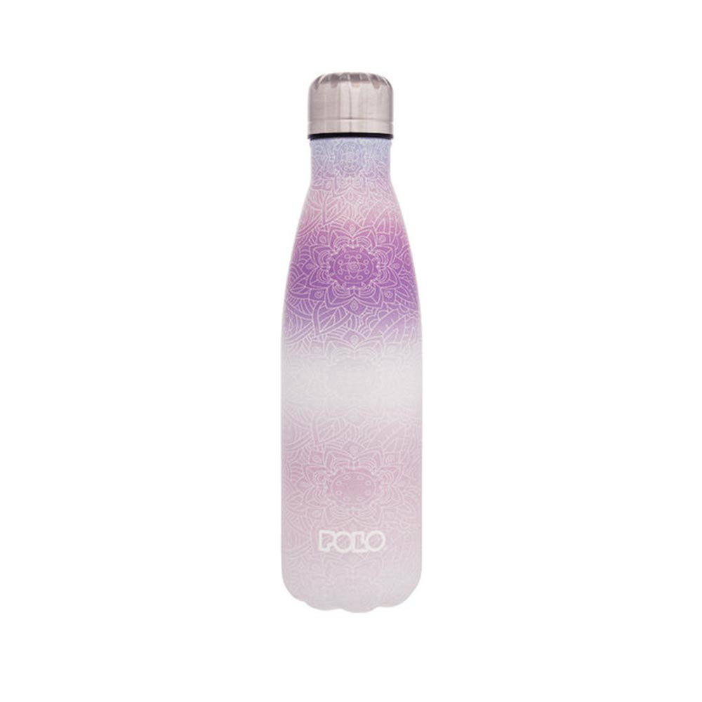 Ανοξείδωτο Μπουκάλι Θερμός Stainless Steel Gradient Μωβ/Ροζ 500ml 9-49-004-8411 Polo - 120108